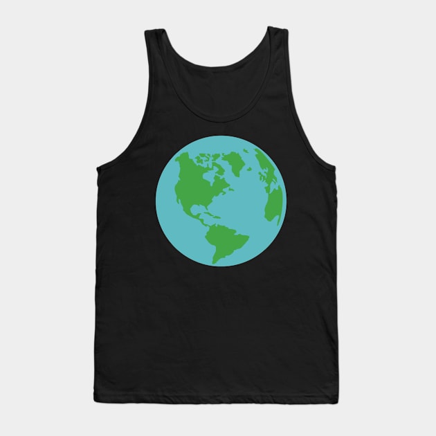 World map globe Tank Top by Designzz